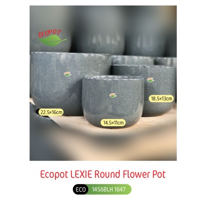 Ecopot LEXIE Round Flower Pot